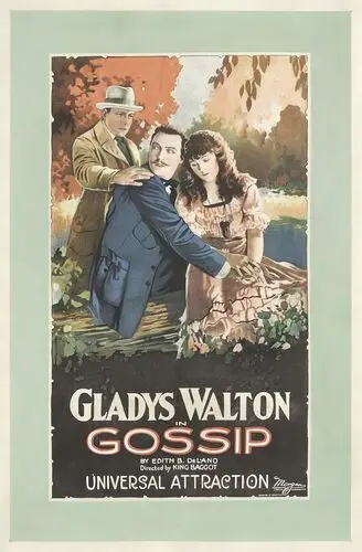 Gossip (1923) Women's Colored Tank-Top - idPoster.com