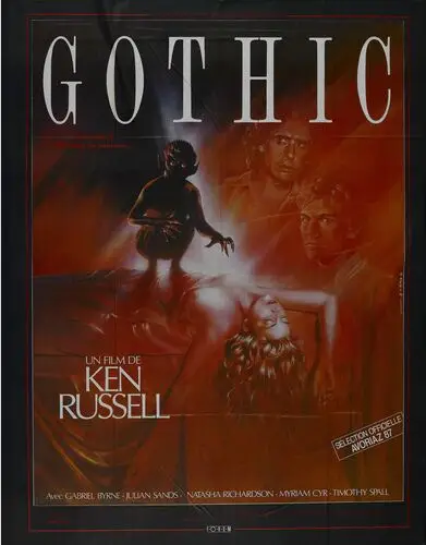 Gothic (1987) Women's Colored Tank-Top - idPoster.com