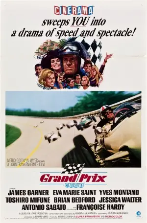 Grand Prix (1966) Men's Colored  Long Sleeve T-Shirt - idPoster.com
