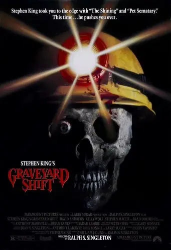 Graveyard Shift (1990) Men's Colored  Long Sleeve T-Shirt - idPoster.com