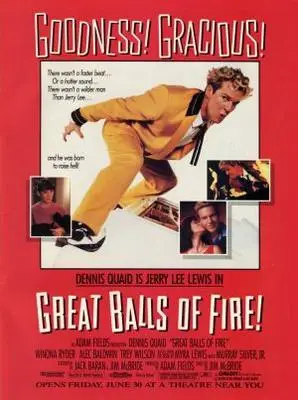 Great Balls Of Fire (1989) Women's Colored T-Shirt - idPoster.com