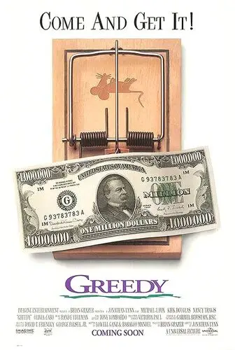 Greedy (1994) Women's Colored  Long Sleeve T-Shirt - idPoster.com