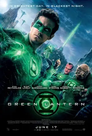 Green Lantern (2011) Women's Colored T-Shirt - idPoster.com