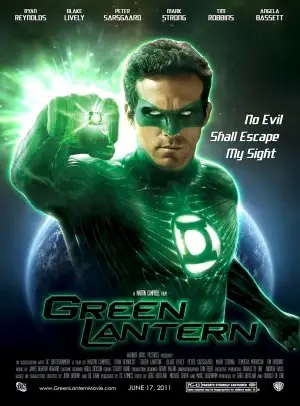 Green Lantern (2011) White T-Shirt - idPoster.com