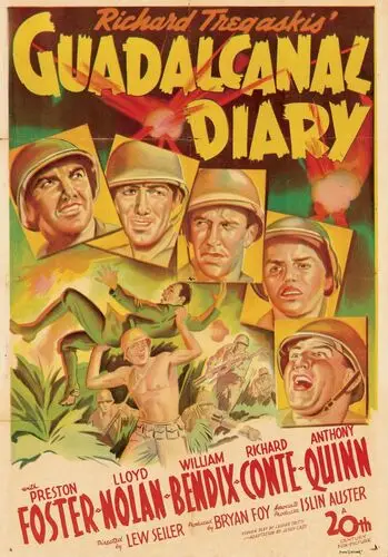 Guadalcanal Diary (1943) Men's Colored T-Shirt - idPoster.com