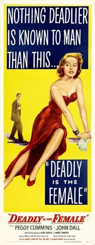 Gun Crazy (1950) Women's Colored  Long Sleeve T-Shirt - idPoster.com