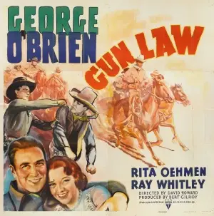 Gun Law (1938) Men's Colored  Long Sleeve T-Shirt - idPoster.com