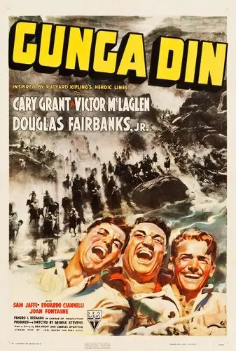 Gunga Din (1939) Men's Colored T-Shirt - idPoster.com