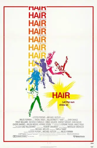 Hair (1979) Men's Colored T-Shirt - idPoster.com