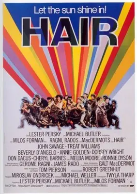 Hair (1979) Women's Colored Tank-Top - idPoster.com