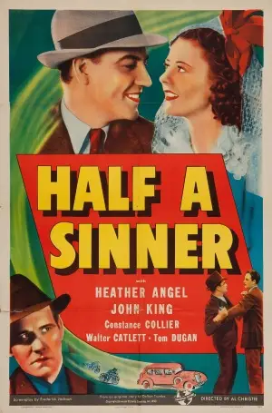 Half a Sinner (1940) White T-Shirt - idPoster.com