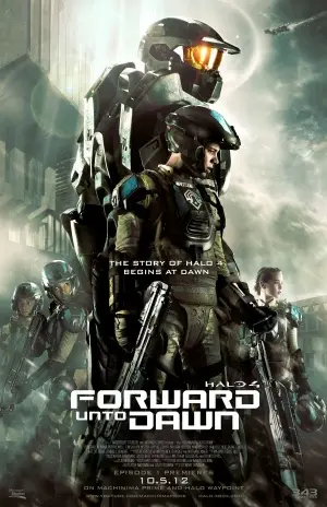 Halo 4: Forward Unto Dawn (2012) Men's Colored  Long Sleeve T-Shirt - idPoster.com