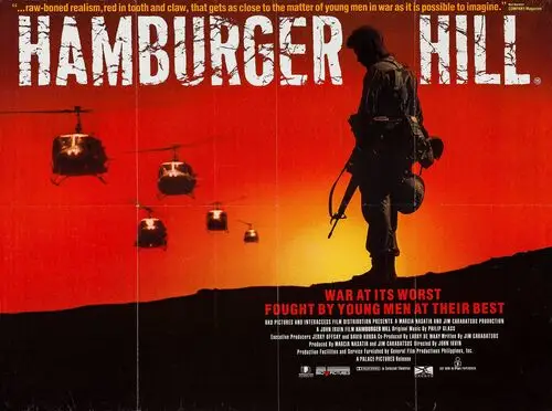 Hamburger Hill (1987) White T-Shirt - idPoster.com