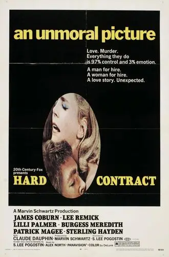 Hard Contract (1969) Men's Colored Hoodie - idPoster.com