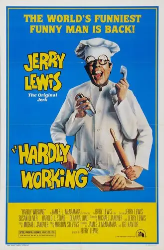 Hardly Working (1980) White T-Shirt - idPoster.com
