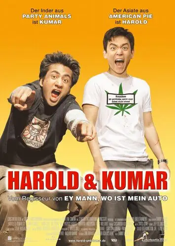 Harold n Kumar Go to White Castle (2004) White T-Shirt - idPoster.com