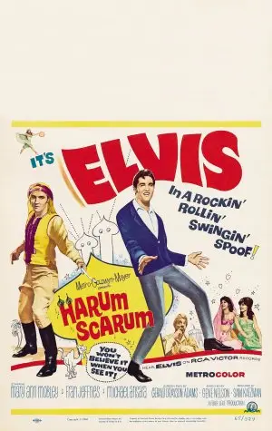 Harum Scarum (1965) Drawstring Backpack - idPoster.com