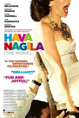 Hava Nagila The Movie (2013) Men's Colored  Long Sleeve T-Shirt - idPoster.com