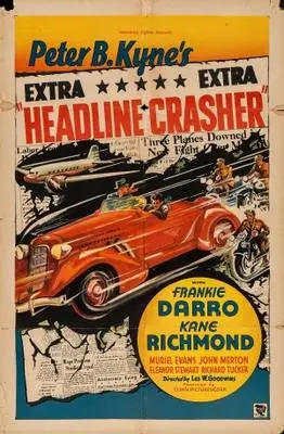 Headline Crasher (1937) White T-Shirt - idPoster.com