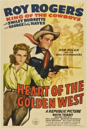 Heart of the Golden West (1942) Women's Colored T-Shirt - idPoster.com