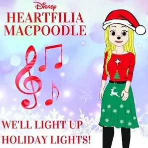 Heartfilia Macpoodle: We'll Light Up Holiday Lights (2019) Men's Colored Hoodie - idPoster.com