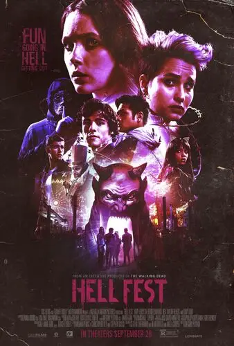 Hell Fest (2018) White Tank-Top - idPoster.com