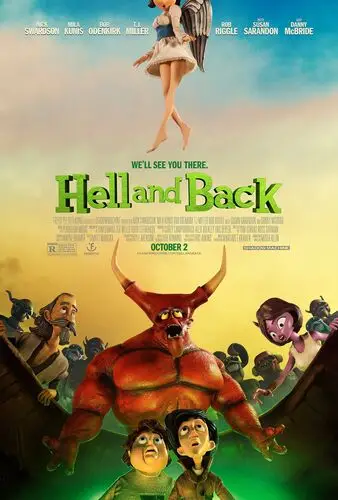 Hell and Back (2015) White T-Shirt - idPoster.com