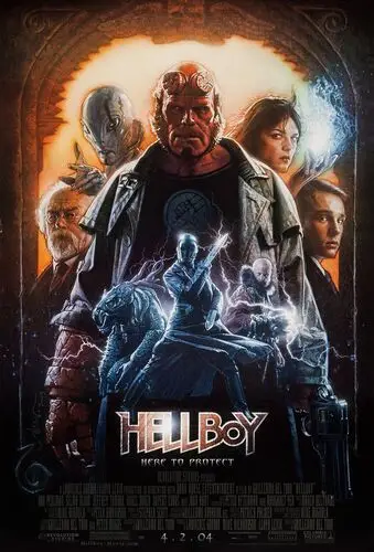 Hellboy (2004) Men's Colored T-Shirt - idPoster.com