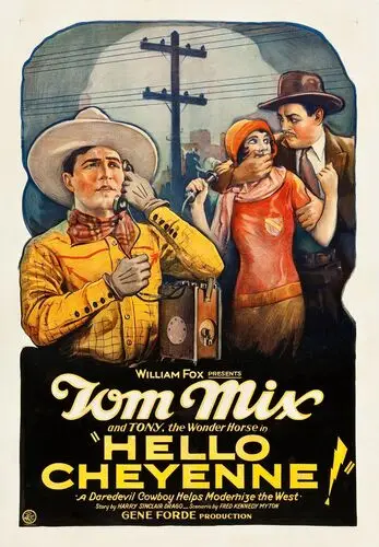 Hello Cheyenne (1928) Women's Colored T-Shirt - idPoster.com