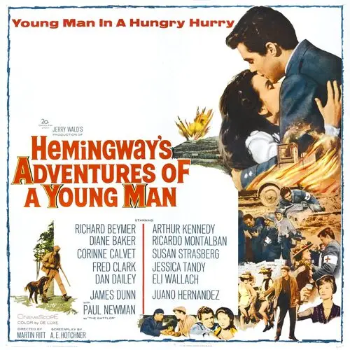 Hemingway's Adventures of a Young Man (1962) White T-Shirt - idPoster.com