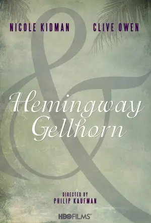Hemingway n Gellhorn (2012) Men's Colored  Long Sleeve T-Shirt - idPoster.com