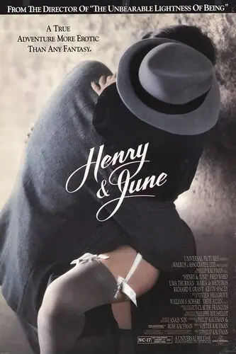 Henry and June (1990) White Tank-Top - idPoster.com