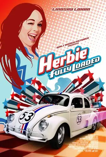 Herbie Fully Loaded (2005) Men's Colored  Long Sleeve T-Shirt - idPoster.com