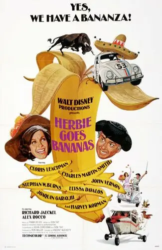 Herbie Goes Bananas (1980) Drawstring Backpack - idPoster.com