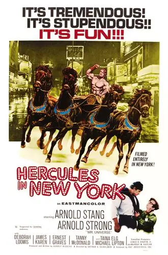 Hercules in New York (aka Hercules Goes Bananas) (1970) Women's Colored Tank-Top - idPoster.com