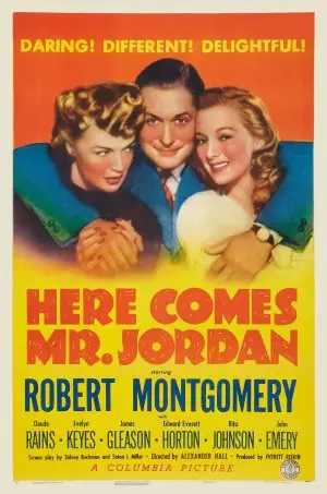 Here Comes Mr. Jordan (1941) Women's Colored Tank-Top - idPoster.com