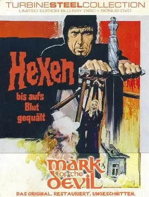 Hexen bis aufs Blut gequalt (1970) Men's Colored Hoodie - idPoster.com