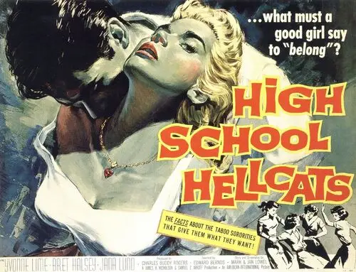 High School Hellcats (1958) Kitchen Apron - idPoster.com
