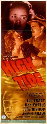 High Tide (1947) Women's Colored T-Shirt - idPoster.com