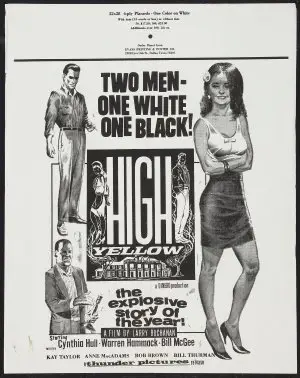 High Yellow (1965) Women's Colored T-Shirt - idPoster.com