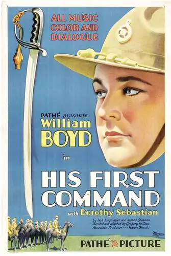 His First Command (1929) Women's Colored Hoodie - idPoster.com