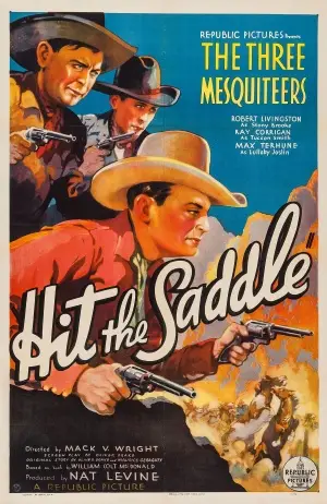 Hit the Saddle (1937) White T-Shirt - idPoster.com