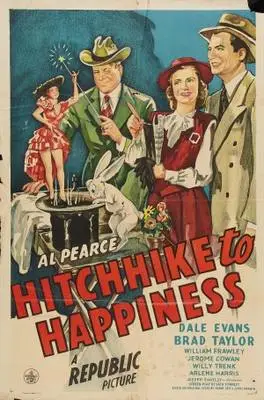 Hitchhike to Happiness (1945) Men's Colored Hoodie - idPoster.com