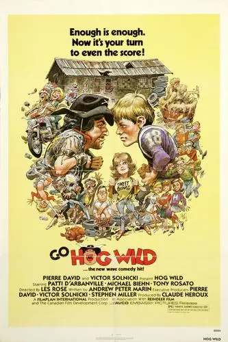 Hog Wild (1980) Men's Colored T-Shirt - idPoster.com