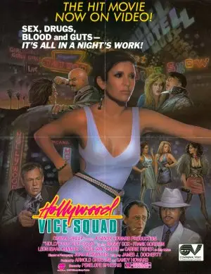 Hollywood Vice Squad (1986) Women's Colored Tank-Top - idPoster.com