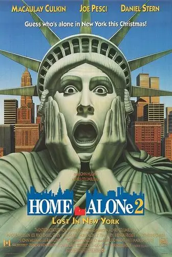 Home Alone 2: Lost in New York (1992) Drawstring Backpack - idPoster.com