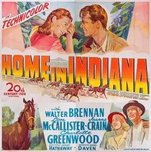 Home in Indiana (1944) Men's Colored  Long Sleeve T-Shirt - idPoster.com