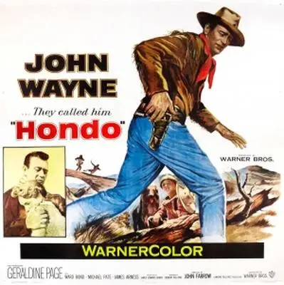Hondo (1953) Men's Colored Hoodie - idPoster.com