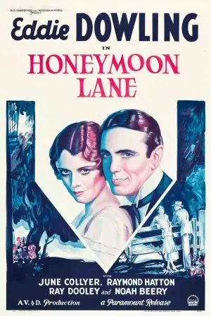 Honeymoon Lane (1931) Men's Colored Hoodie - idPoster.com