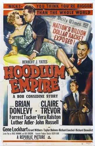 Hoodlum Empire (1952) Women's Colored Hoodie - idPoster.com